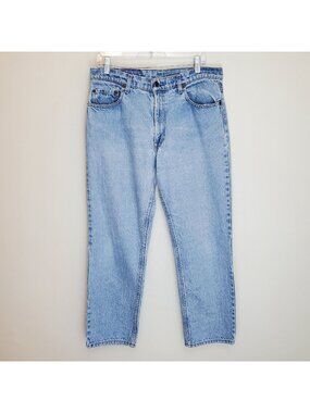 Levi's vintage 1980's 506 straight leg jeans light wash